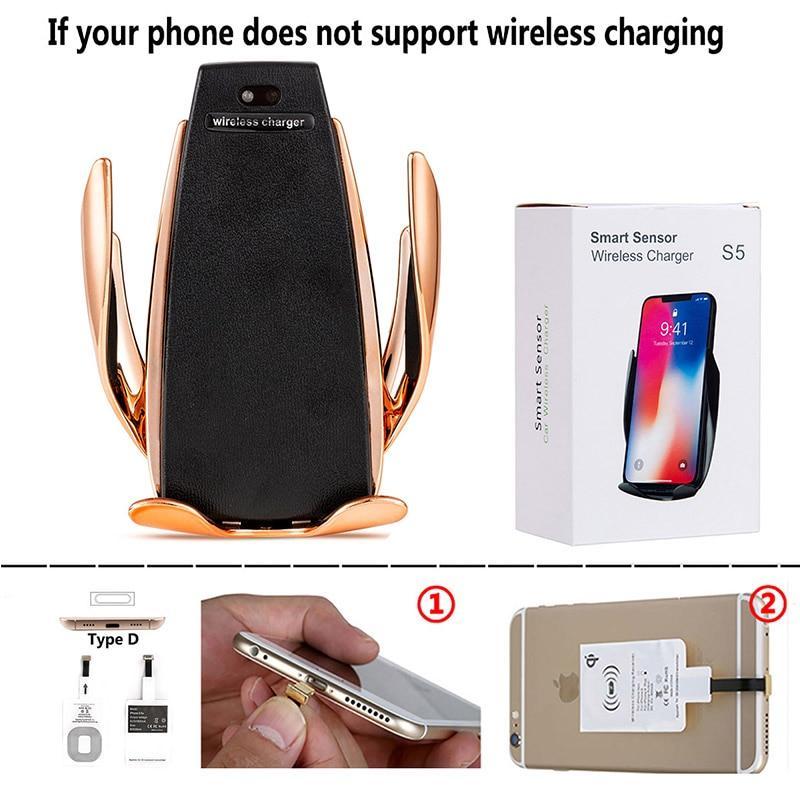 Wireless Car Charger Fast Charging Phone Holder