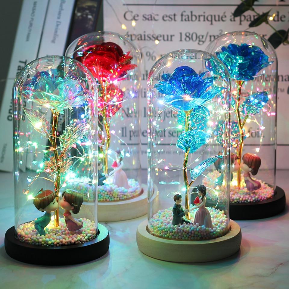 LED ENCHANTED GALAXY ROSE