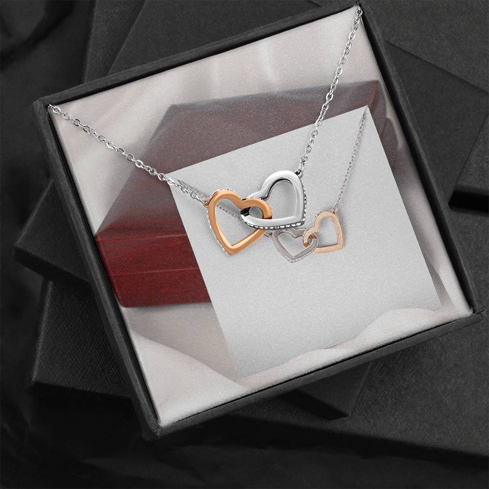 INTERLOCKING HEART NECKLACE