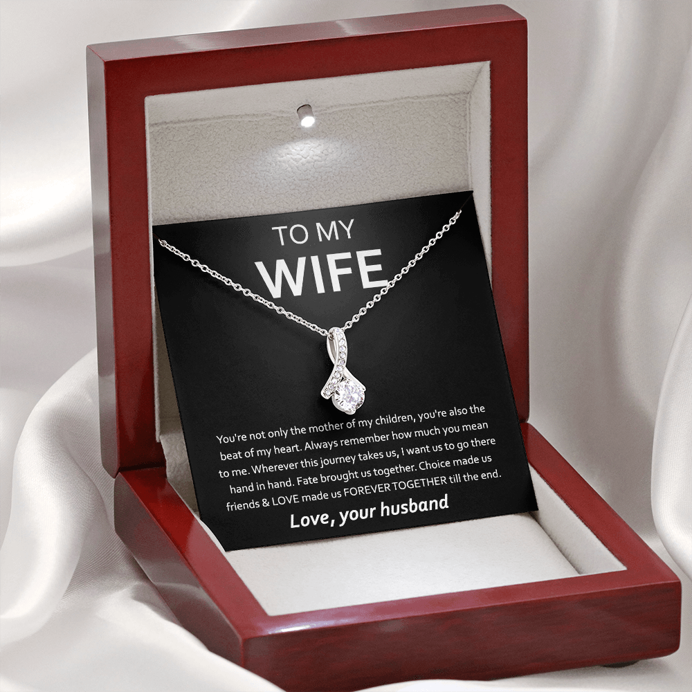 Anniversary Gift For Wife From Husband - ALLURING BEAUTY necklace