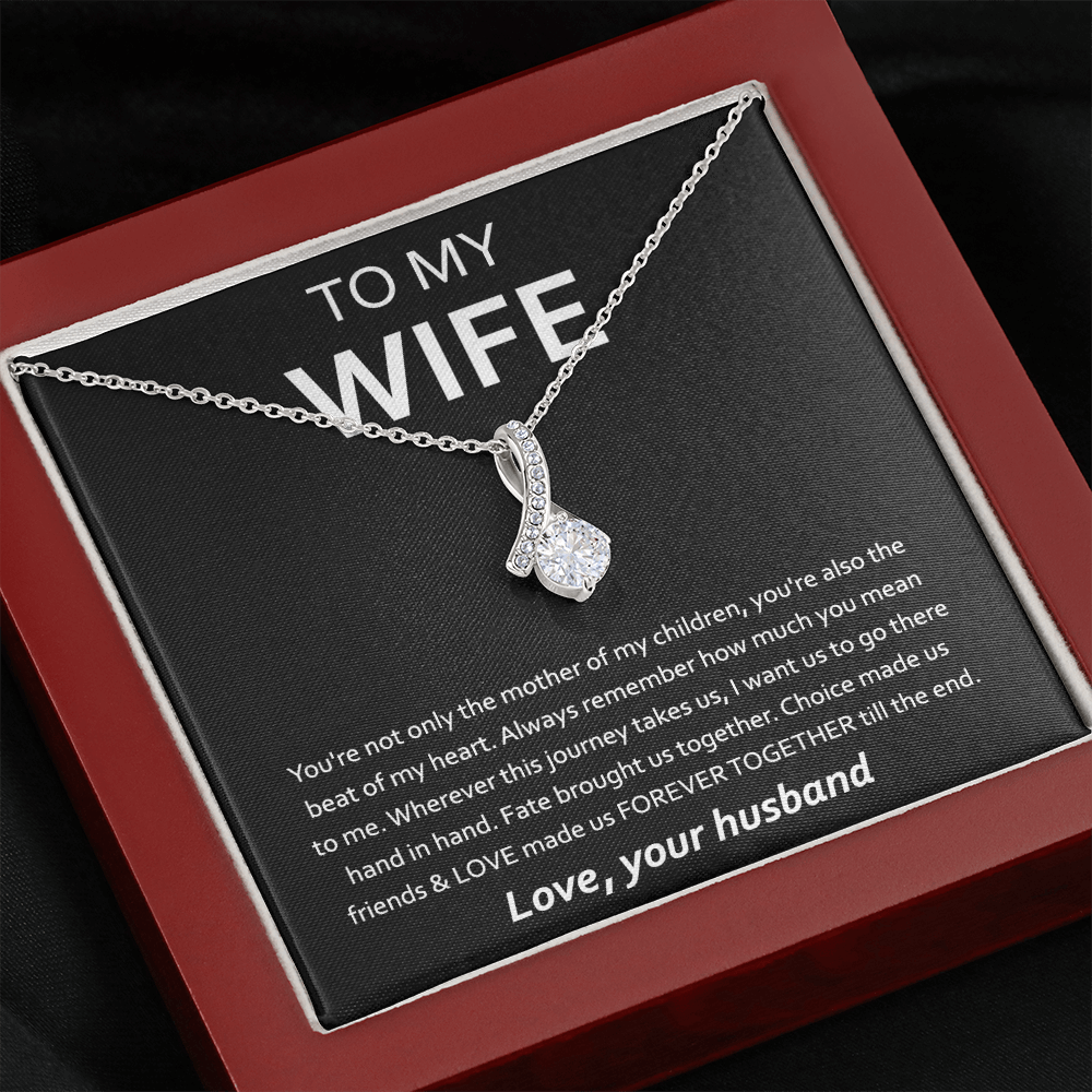 Anniversary Gift For Wife From Husband - ALLURING BEAUTY necklace