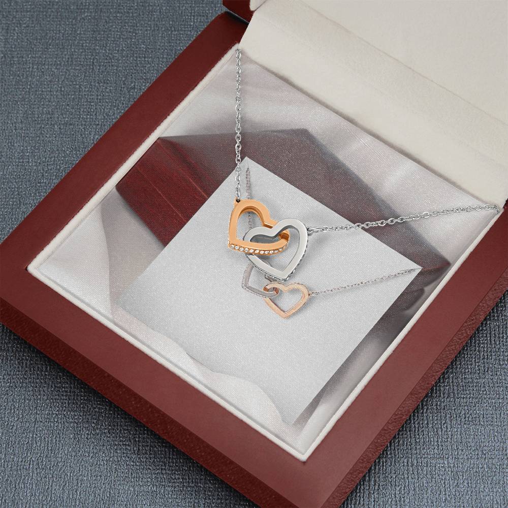 INTERLOCKING HEART NECKLACE
