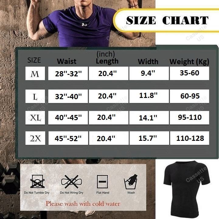 🔥SUMMER LIMITED TIME🔥 MEN'S SHAPER COOLING T-SHIRT