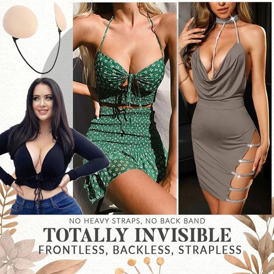 Push-up Frontless, Backless & Strapless Bra