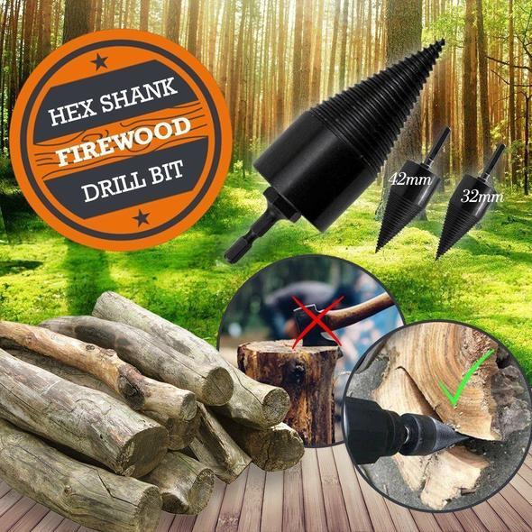 HEX SHANK FIREWOOD DRILL BIT