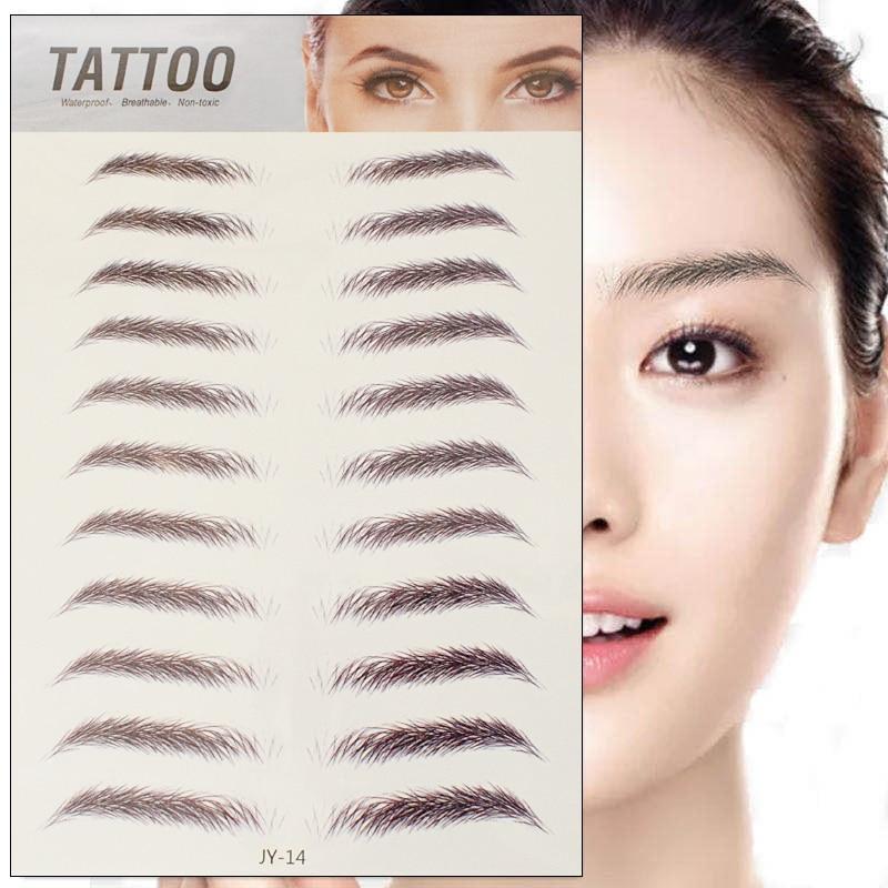 Temporary Eyebrow Tattoos Full Brow