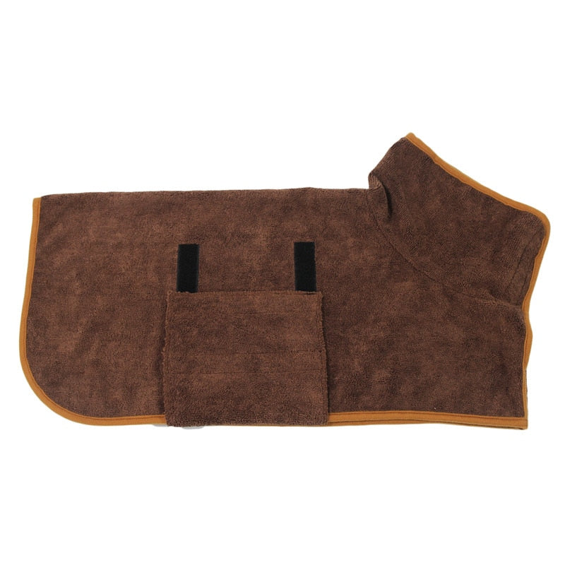 SUPER ABSORBENT PET BATHROBE TOWEL