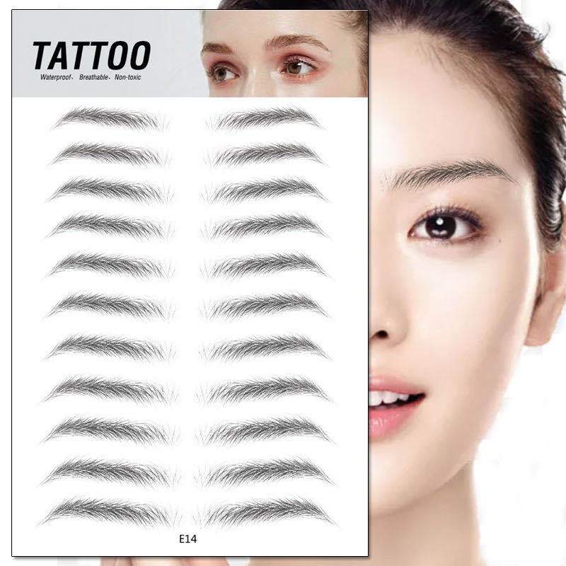 Temporary Eyebrow Tattoos Full Brow