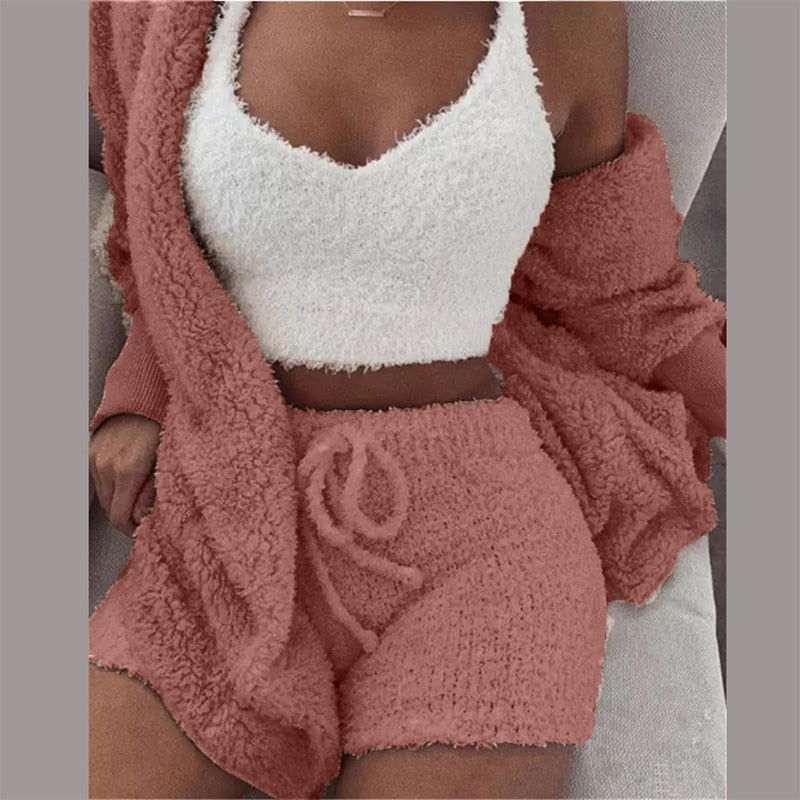 COZY KNIT 3-PIECE SET