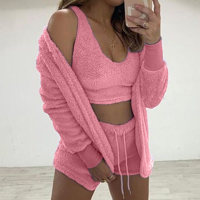 COZY KNIT 3-PIECE SET