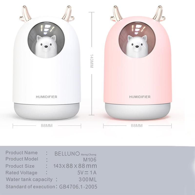 Lovely Cute Kitty Ultrasonic Cool Mist Humidifier