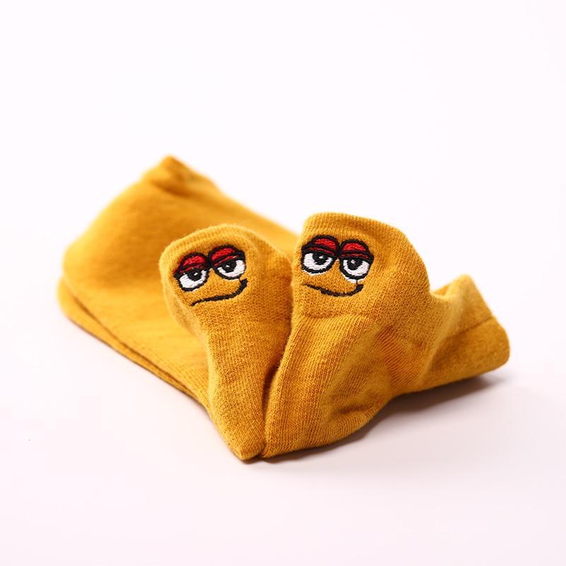 Embroidered Happy Socks (LAST DAY PROMOTION, UP TO 70% OFF)