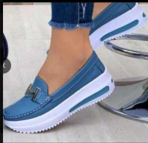 Ladies Casual And Comfortable Platform Loafers