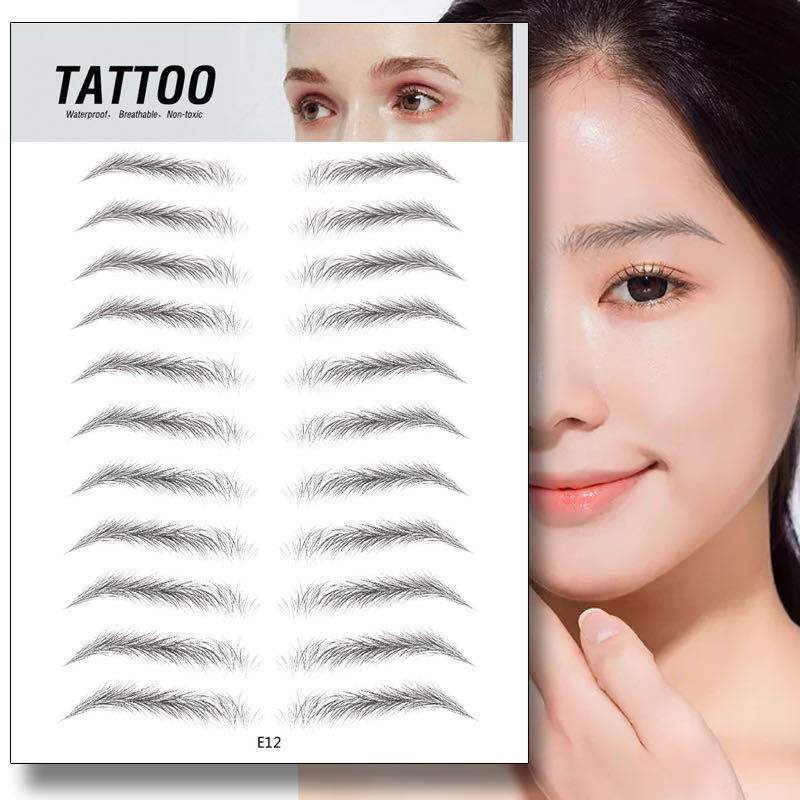 Temporary Eyebrow Tattoos Full Brow