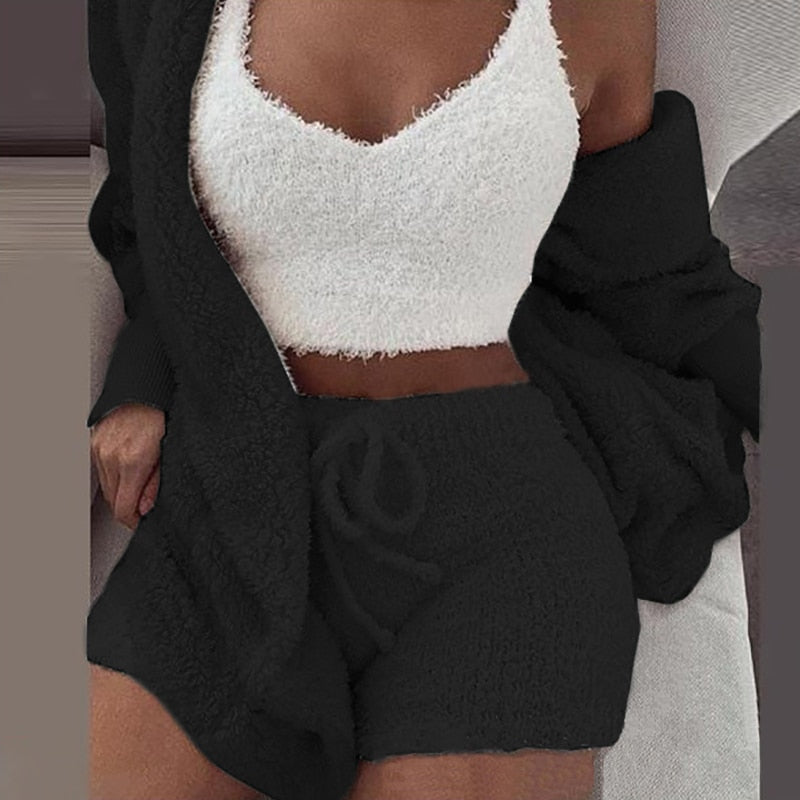 COZY KNIT 3-PIECE SET