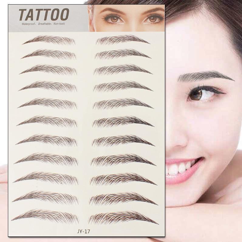 Temporary Eyebrow Tattoos Full Brow