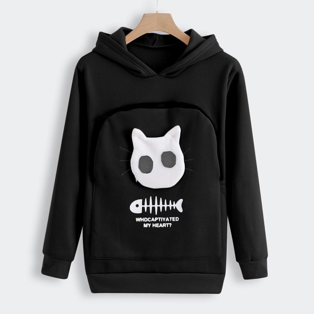 FLUFFSY CAT AND DOG POUCH HOODIE (UNISEX)