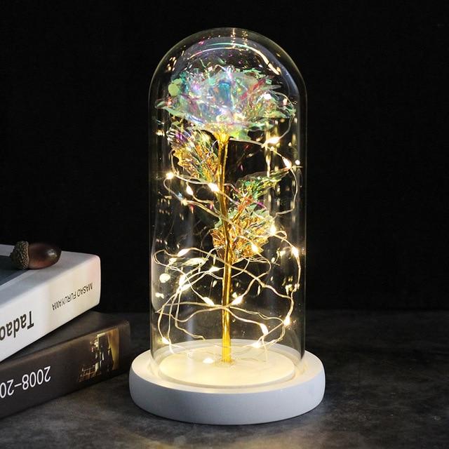 LED ENCHANTED GALAXY ROSE