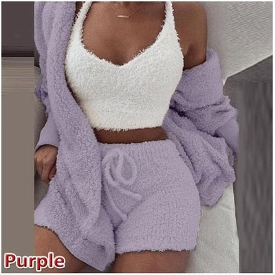 COZY KNIT 3-PIECE SET