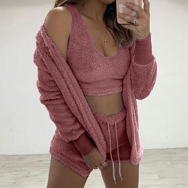 COZY KNIT 3-PIECE SET