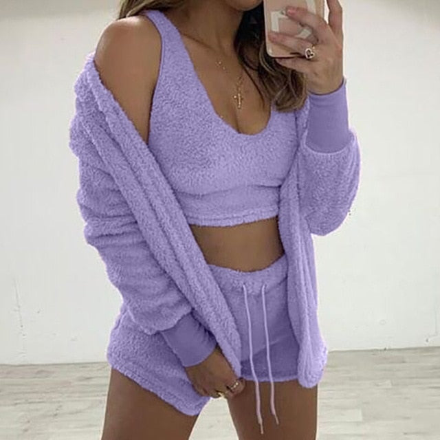 COZY KNIT 3-PIECE SET