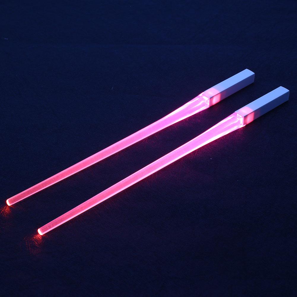 LIGHTSABER CHOPSTICKS LIGHT UP LED REUSABLE