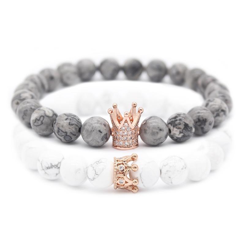 Crown Stacked Bracelet