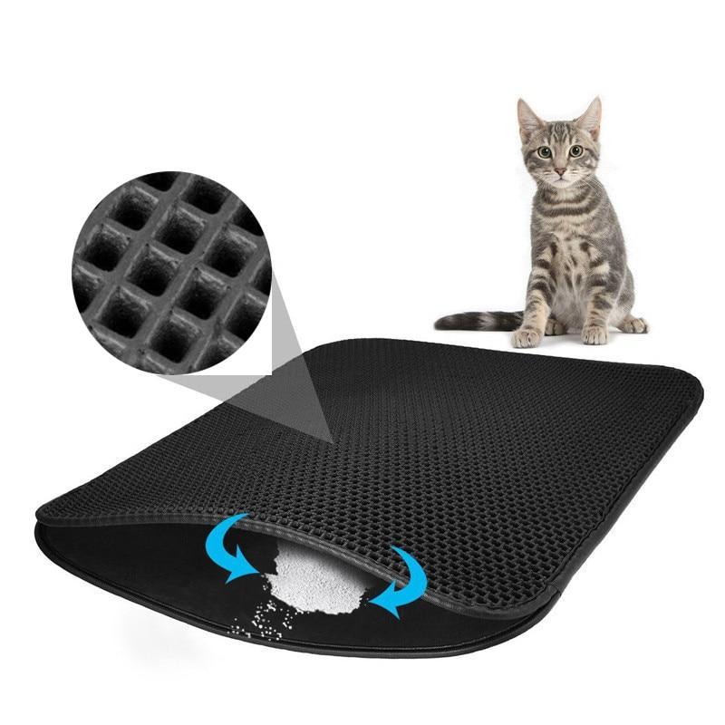 LitterTrapper™ Honey Comb Double Layer Cat Litter Mat