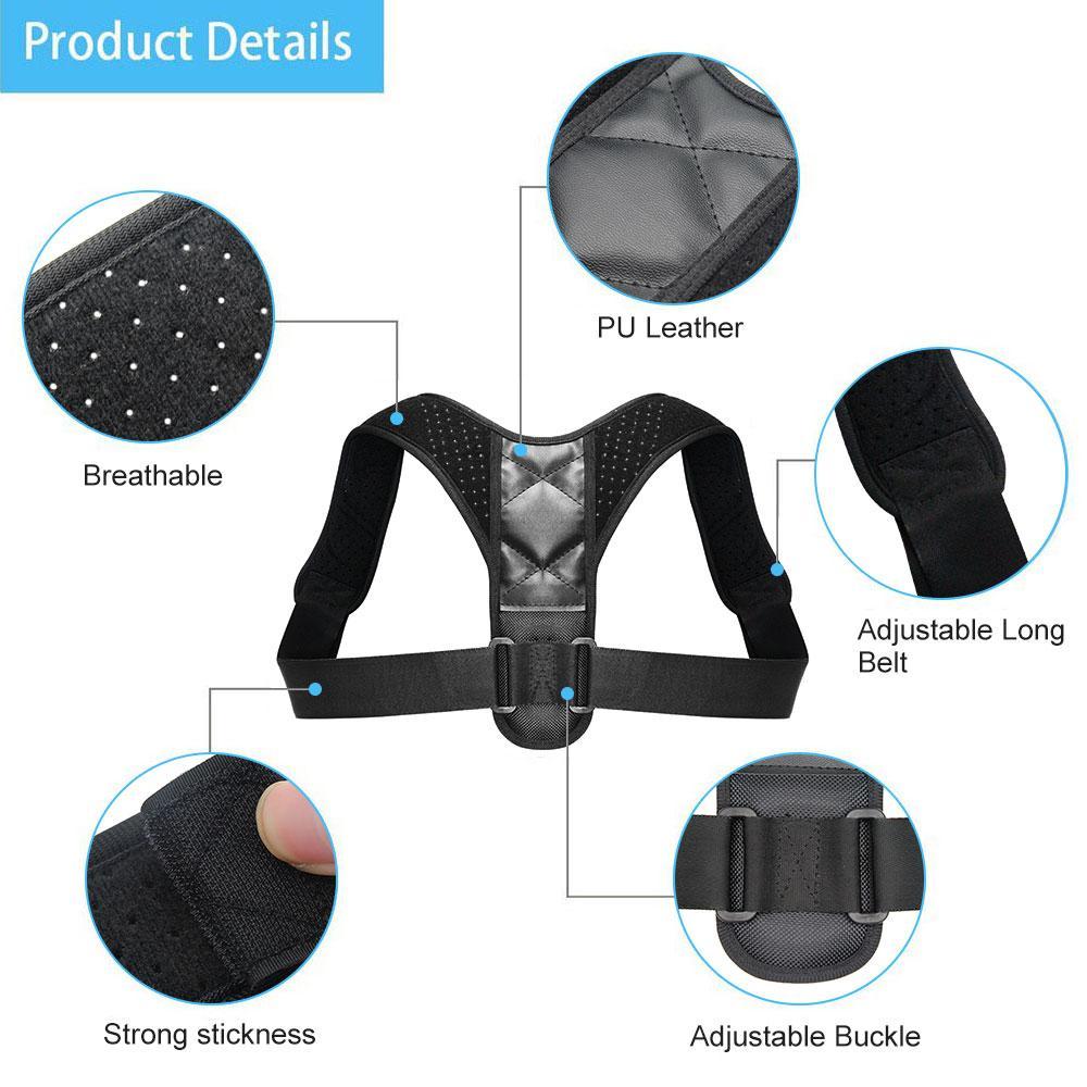 Posture Corrector (Adjustable to Multiple Body Sizes)