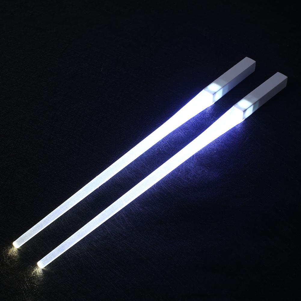 LIGHTSABER CHOPSTICKS LIGHT UP LED REUSABLE