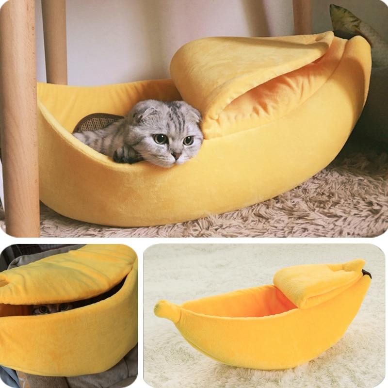 Cute & Cozy Banana Bed Pet House