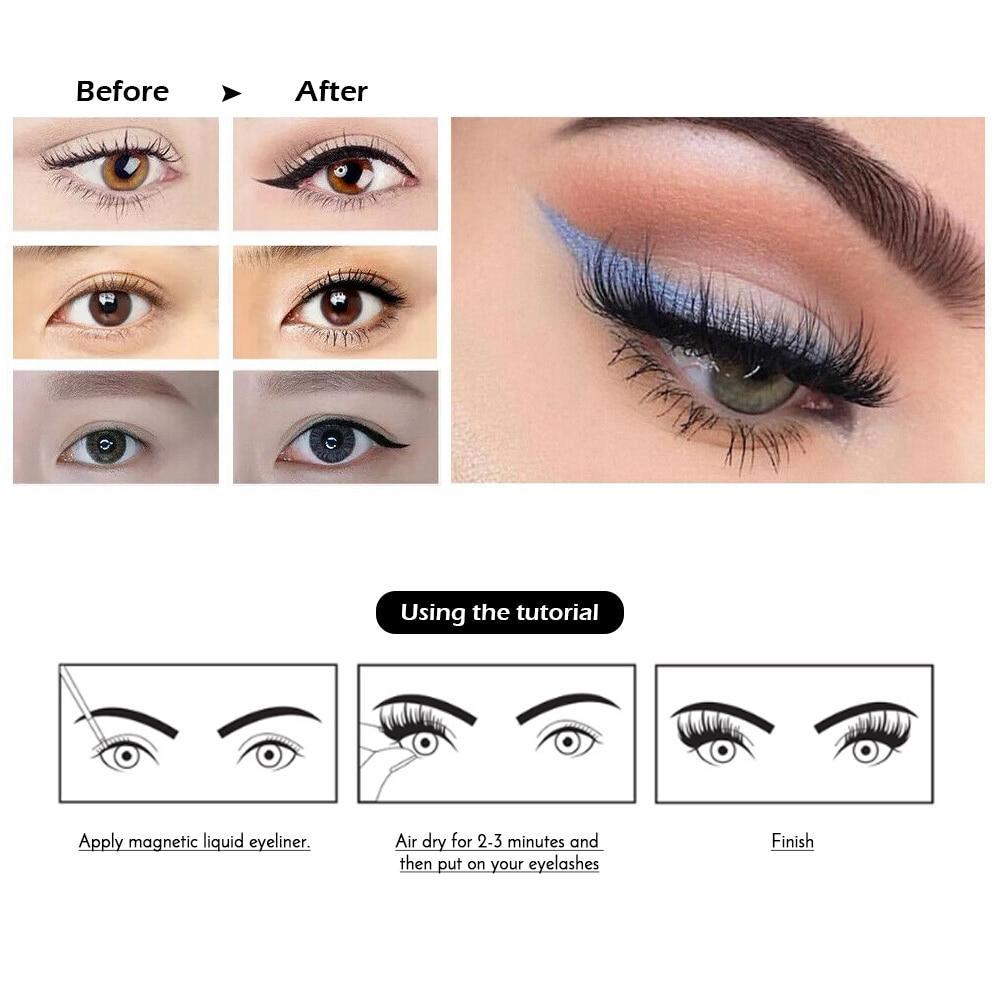 MAGNETIC EYELINER & EYELASHES (SET)