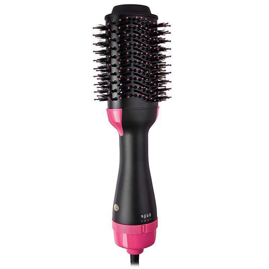 One Step Hair Dryer and Volumizer, ManKami Salon Hot Air Paddle Styling Brush Negative Ion Generator Hair Straightener Curler Co