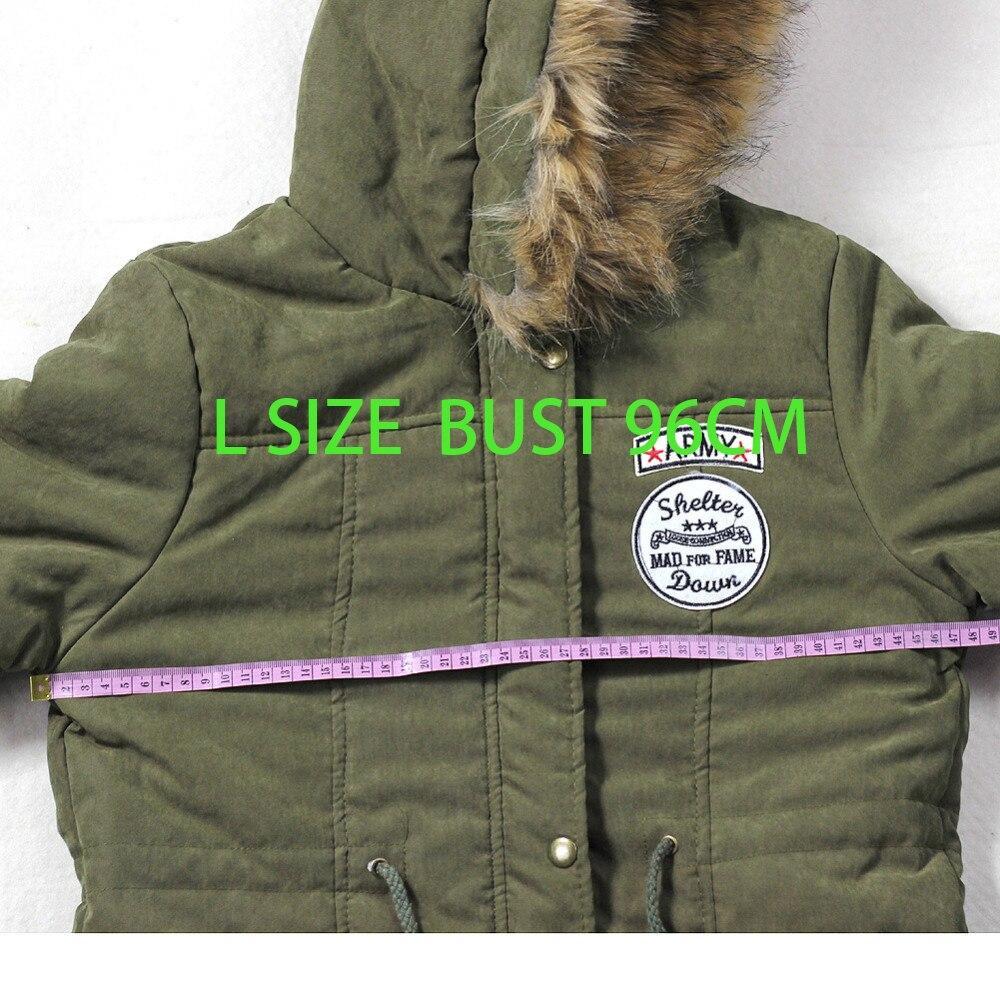 Women Solid Color Winter Hooded Parka Coat (S-3XL)