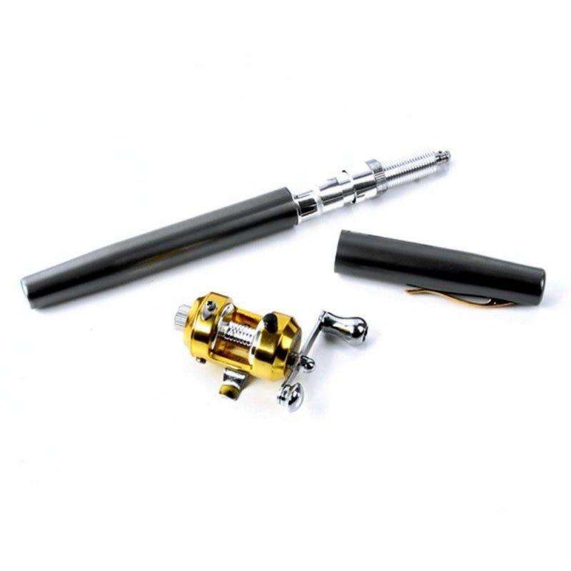 PORTABLE POCKET TELESCOPIC MINI FISHING POLE PEN