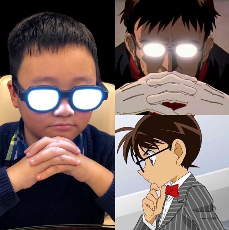 Glaring Anime Glasses