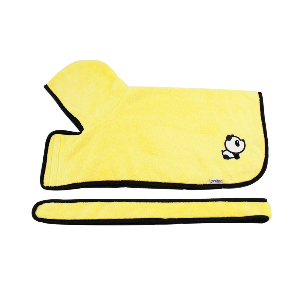 SUPER ABSORBENT PET BATHROBE TOWEL