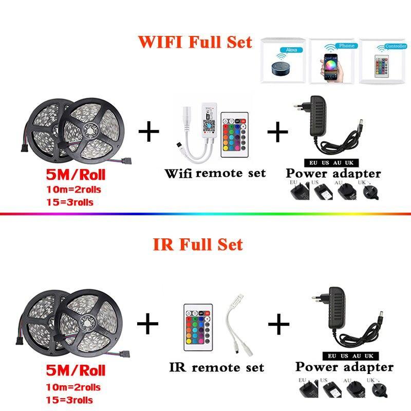 LED Strip Lights W/ Remote Control