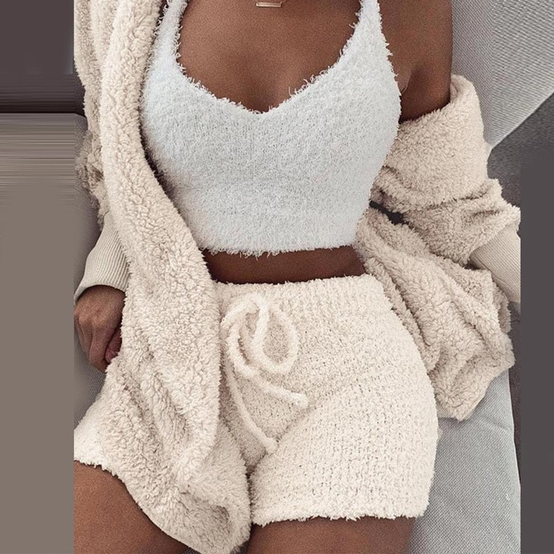 COZY KNIT 3-PIECE SET