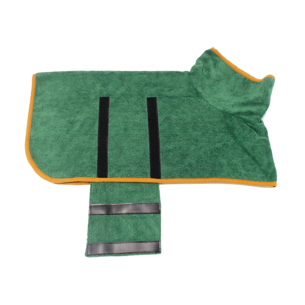 SUPER ABSORBENT PET BATHROBE TOWEL