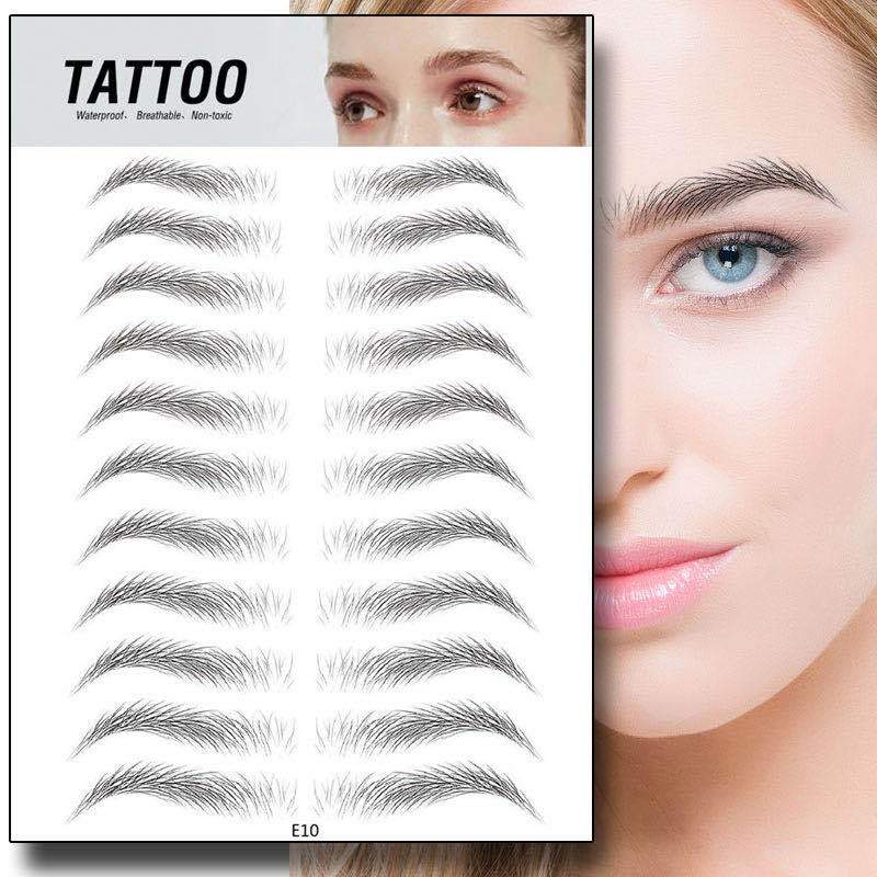 Temporary Eyebrow Tattoos Full Brow