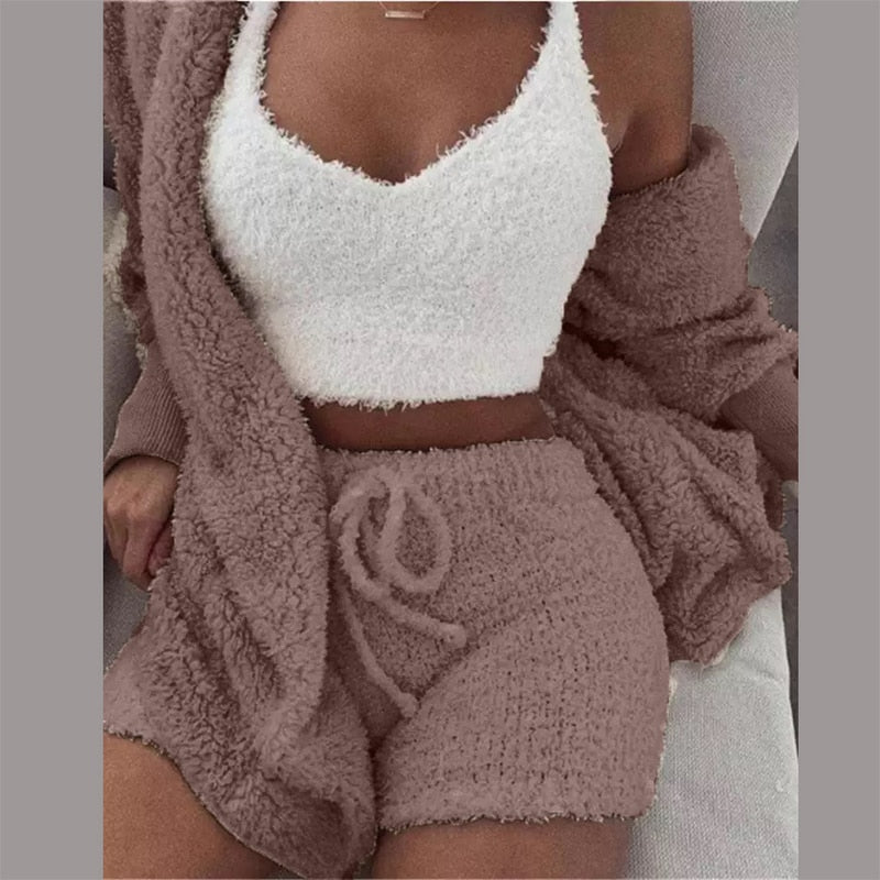 COZY KNIT 3-PIECE SET