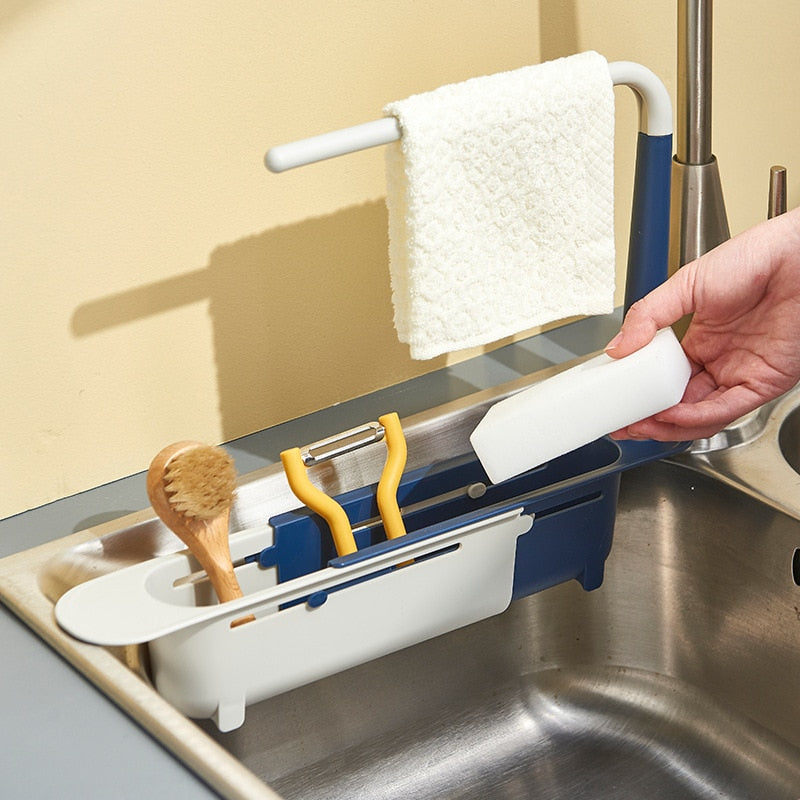 Telescopic Sink Shelf Kitchen