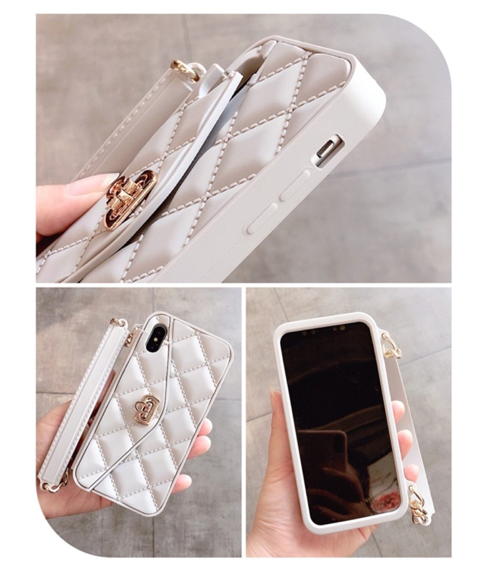 Shoulder girdle mobile phone shell bag-For iPhone