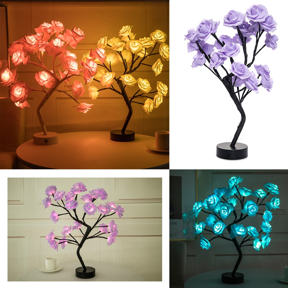 Rose Tree Lamps