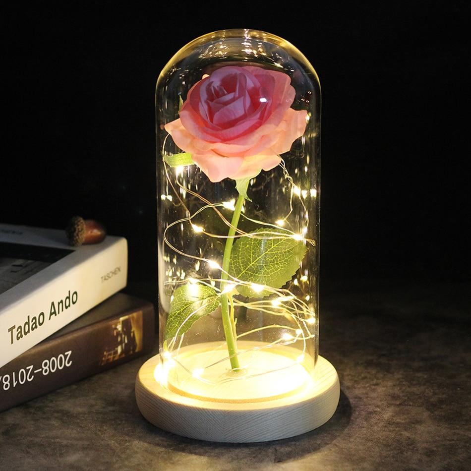 LED ENCHANTED GALAXY ROSE