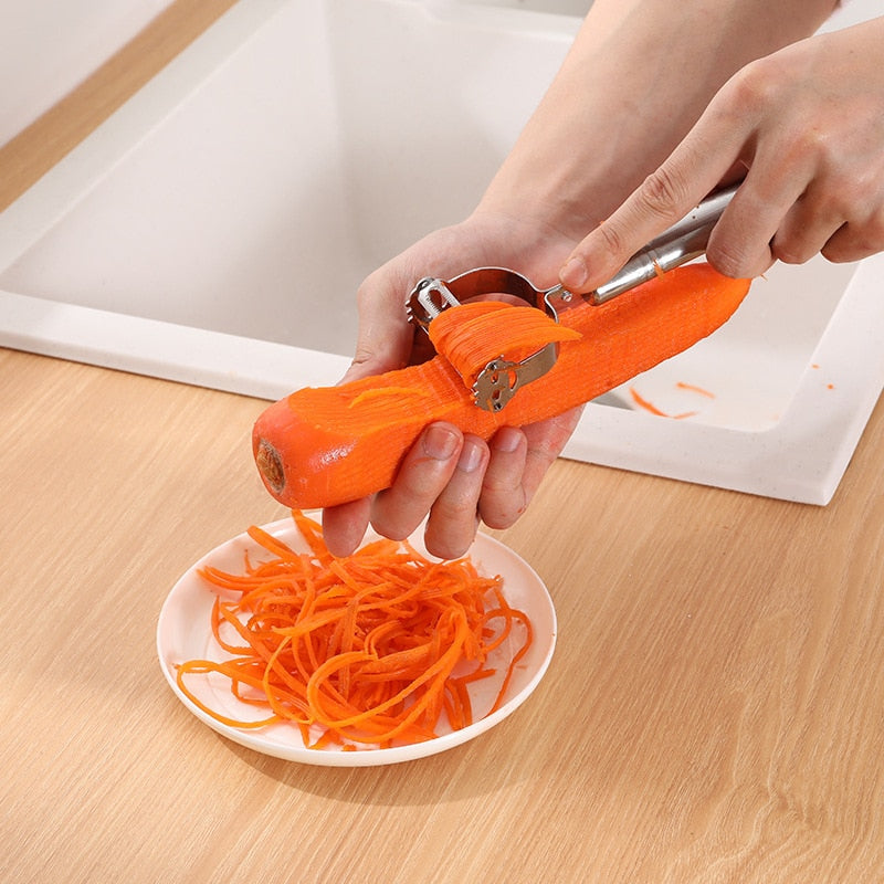 STAINLESS STEEL MULTIFUNCTIONAL PEELER