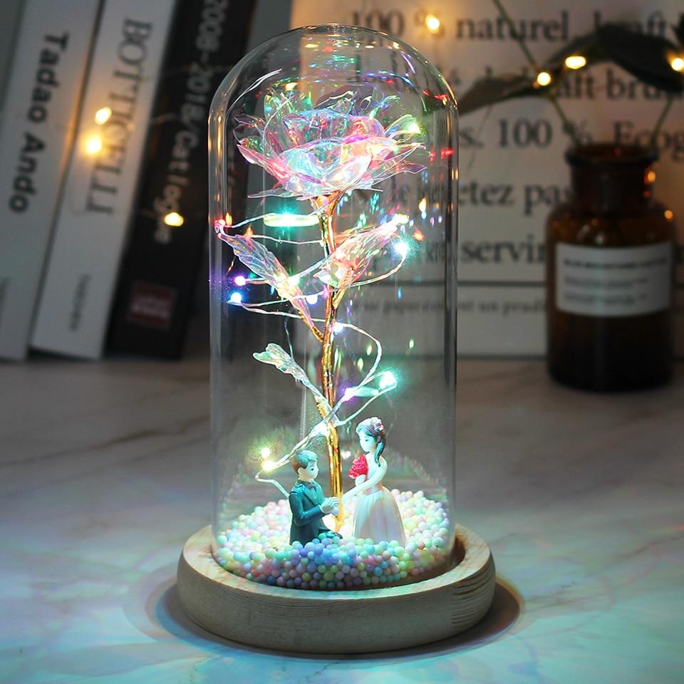 LED ENCHANTED GALAXY ROSE