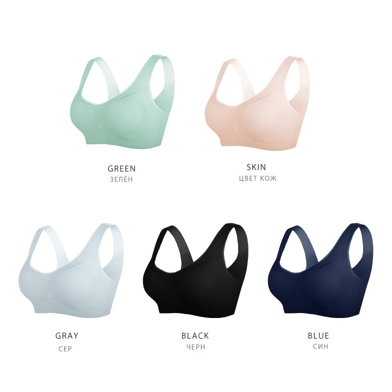 Ultra-thin Ice Silk Bra