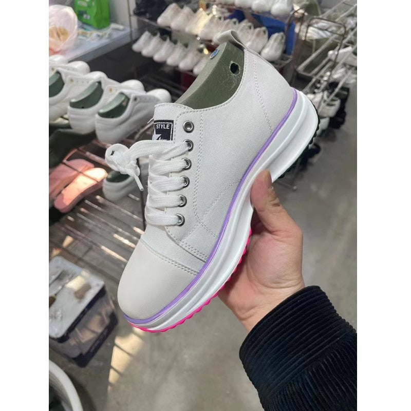 CANVAS SHOES WOMEN FASHION TRAINERS